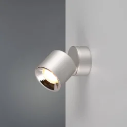 Loftlamper|Spotlights ^ Trio Lighting Guayana loftspot GU10, 1 lyskilde, nikkel