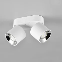 Loftlamper|Loftlamper ^ Trio Lighting Guayana loftspot GU10, 2 lyskilder, hvidt