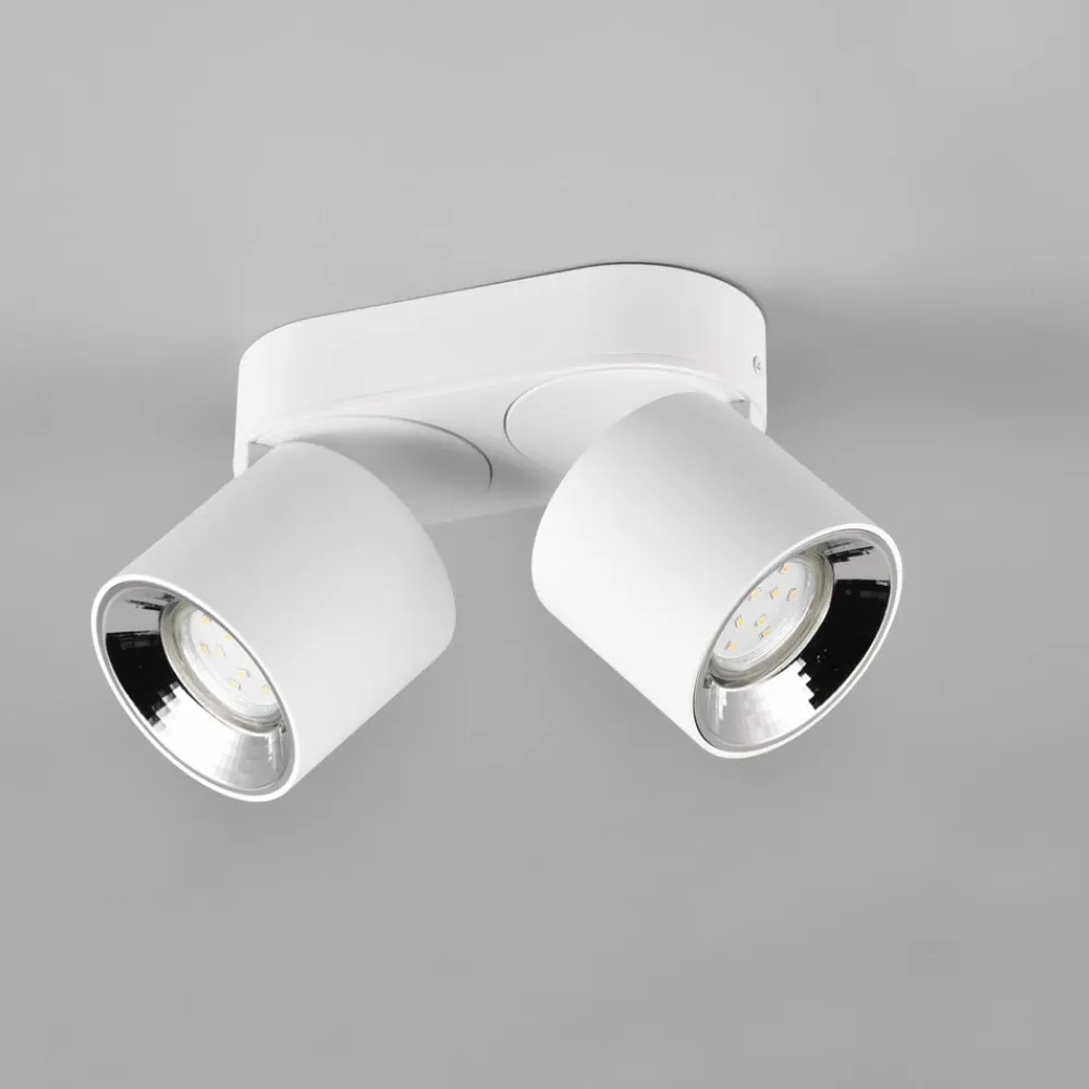 Loftlamper|Loftlamper ^ Trio Lighting Guayana loftspot GU10, 2 lyskilder, hvidt