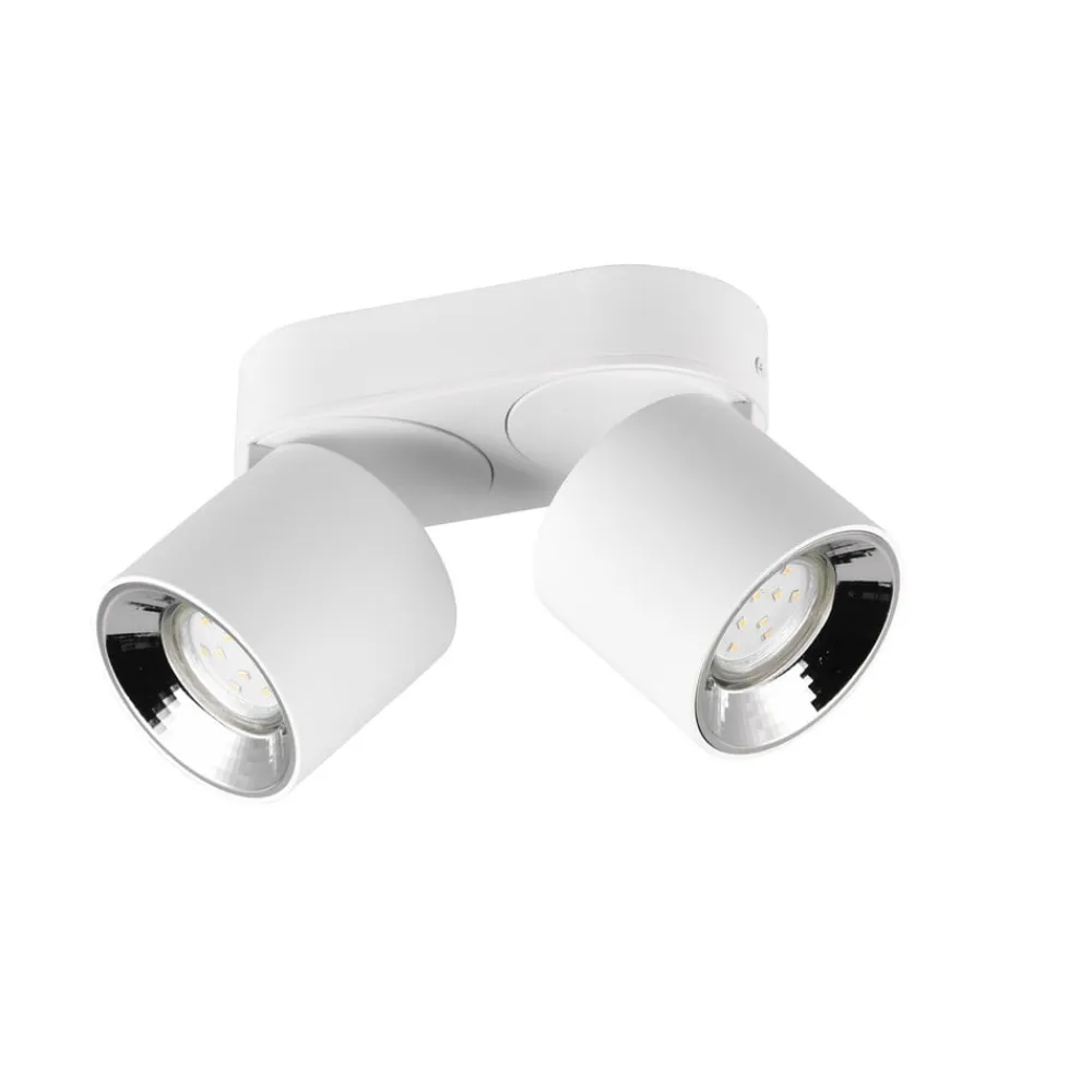 Loftlamper|Loftlamper ^ Trio Lighting Guayana loftspot GU10, 2 lyskilder, hvidt