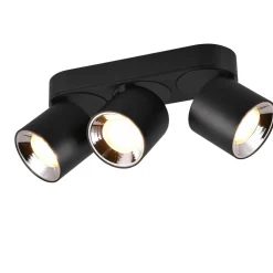 Trio Lighting Loftlamper|Loftlamper > Guayana loftspot GU10, 3 lyskilder, sort
