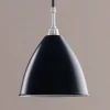Pendellamper ^ GUBI Bestlite BL9 hængelampe Ø16cm krom/sort