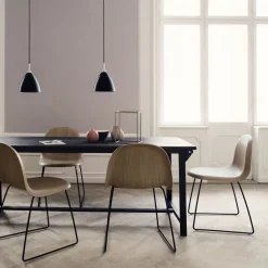 Pendellamper ^ GUBI Bestlite BL9 hængelampe Ø16cm krom/sort