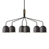 GUBI Lysekroner > Lysekrone Howard 6-lys 134x73 cm gunmetal