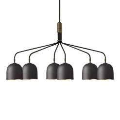 GUBI Lysekroner > Lysekrone Howard 6-lys 134x73 cm gunmetal