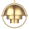 GUBI Pendellamper > pendel Multi-Lite, Ø 27 cm, messing/messing