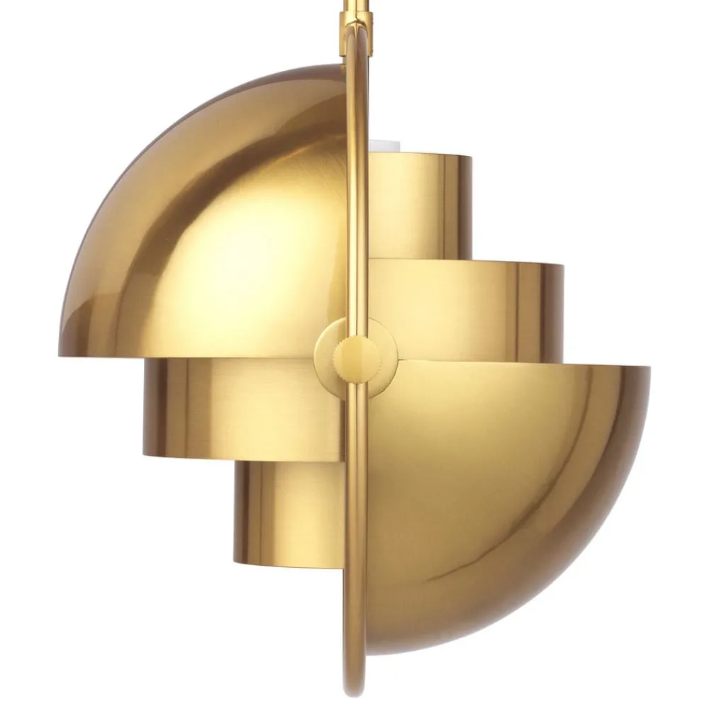GUBI Pendellamper > pendel Multi-Lite, Ø 27 cm, messing/messing