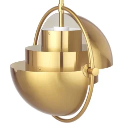 GUBI Pendellamper > pendel Multi-Lite, Ø 27 cm, messing/messing