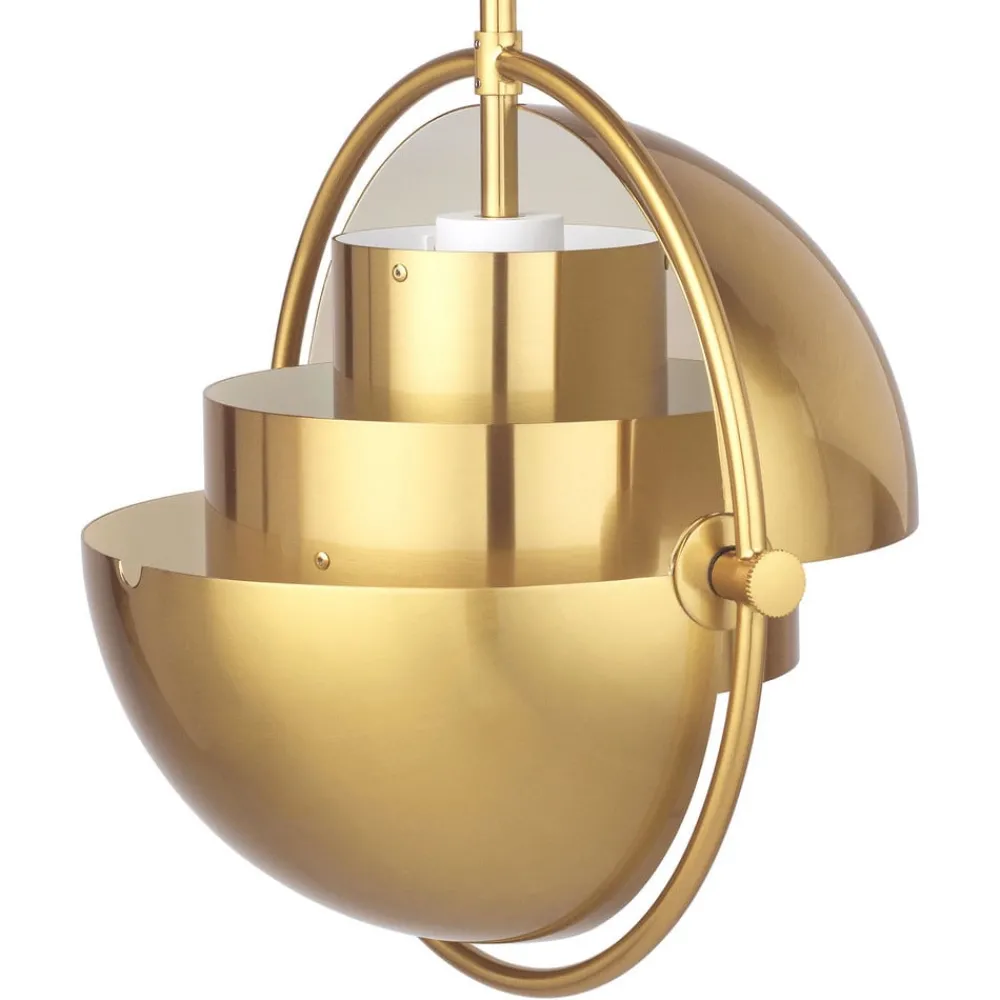 GUBI Pendellamper > pendel Multi-Lite, Ø 27 cm, messing/messing