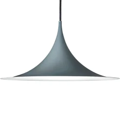Pendellamper ^ GUBI Semi pendellampe, Ø 47 cm, antracit