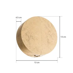 Escale Væglamper > Guldskinnende LED væglampe Sunny