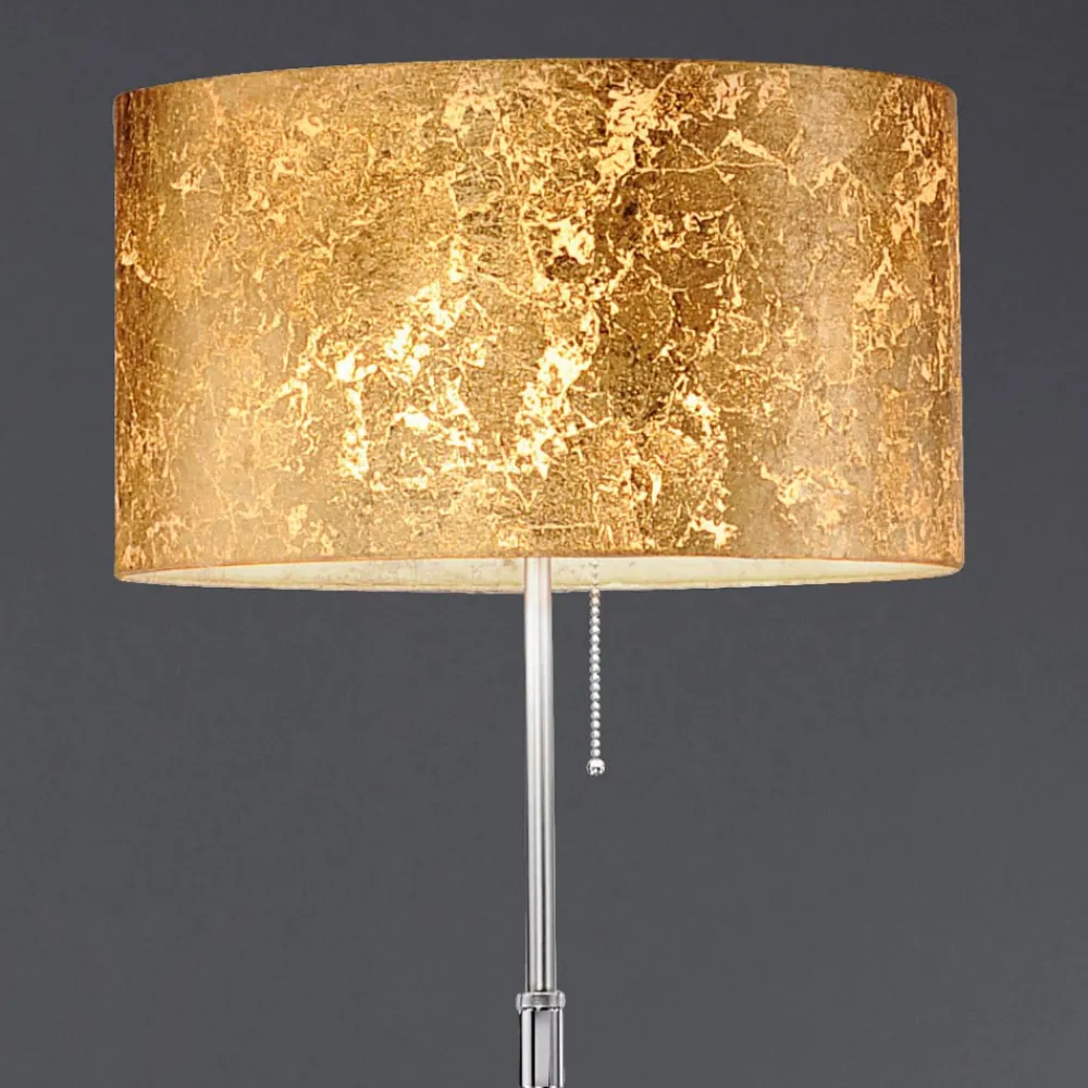 Gulvlamper|Gulvlamper ^ Hufnagel Gulvlampe Alea Loop med bladguld