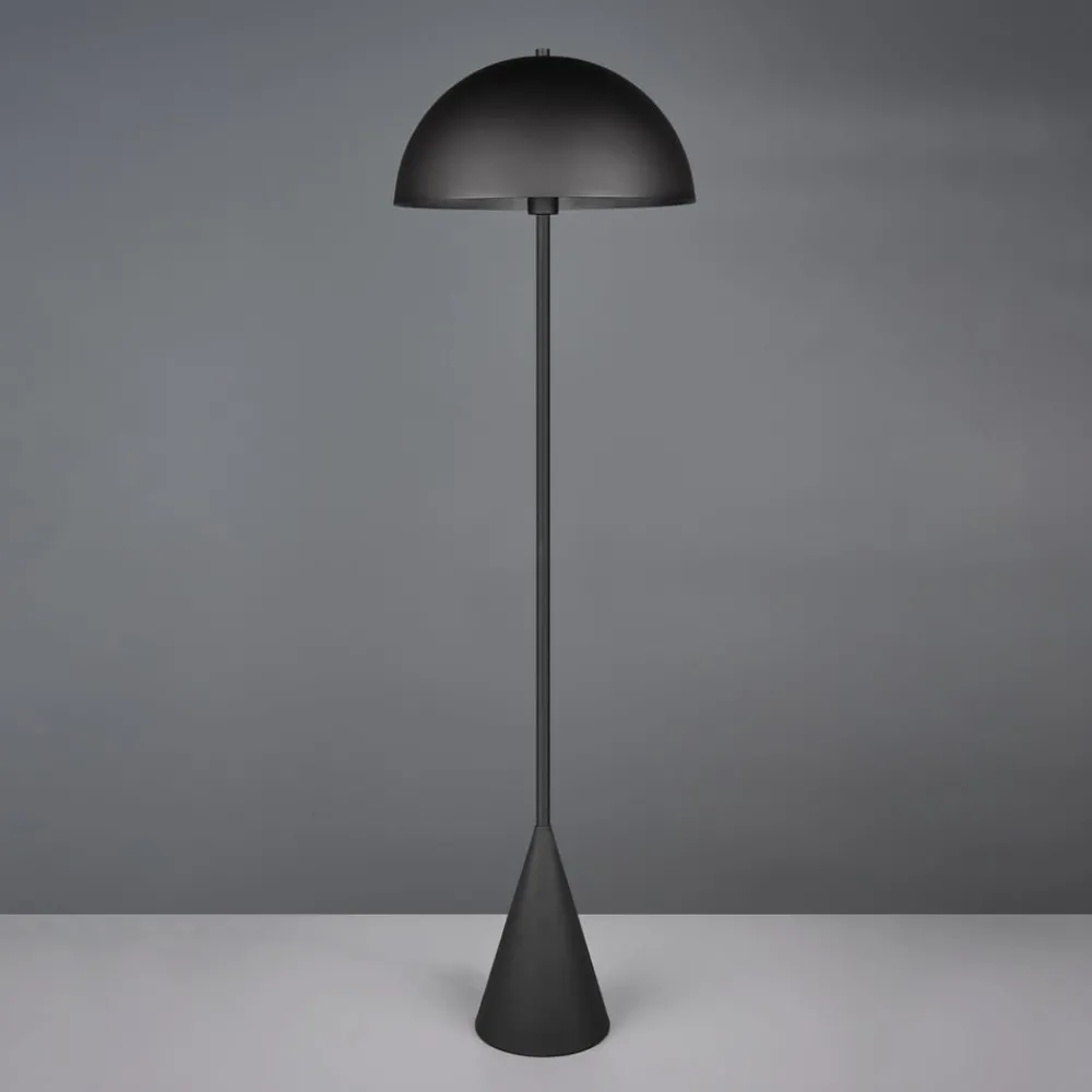 Trio Lighting Gulvlamper > Gulvlampe Alfie, sort mat, metal, E27
