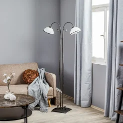 Luminex Gulvlamper > Gulvlampe Antica i landlig stil, 2 lyskilder