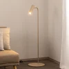 Luminex Gulvlamper|Gulvlamper > Gulvlampe Axion, beige, højde 115 cm, stål