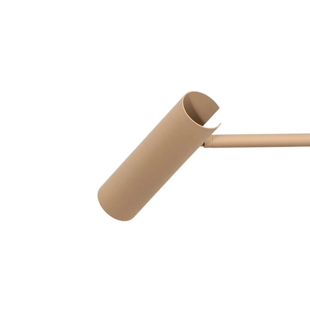 Luminex Gulvlamper|Gulvlamper > Gulvlampe Axion, beige, højde 115 cm, stål