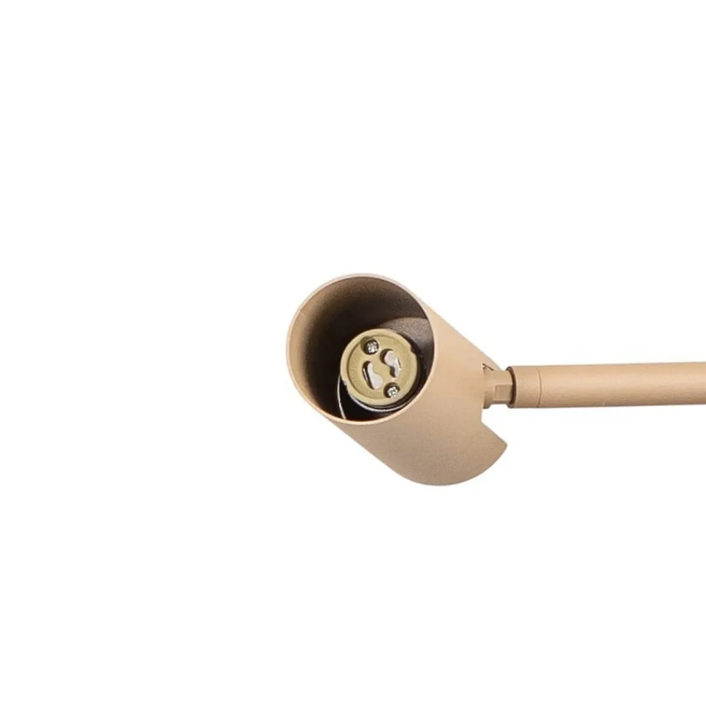 Luminex Gulvlamper|Gulvlamper > Gulvlampe Axion, beige, højde 115 cm, stål