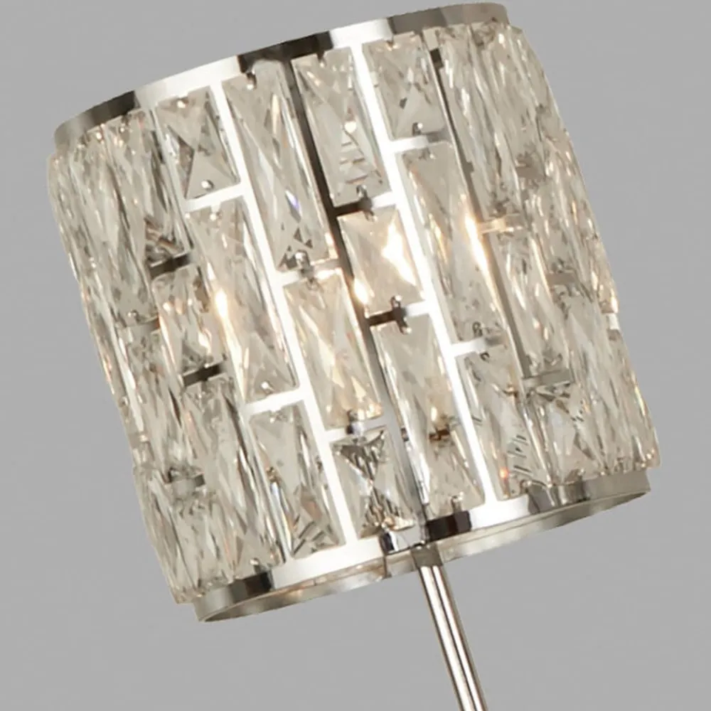 Searchlight Gulvlamper > Gulvlampe Bijou med krystaller