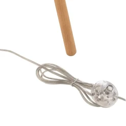 Duolla Gulvlamper|Gulvlamper > Gulvlampe Boho, treben creme-hvid/rattan