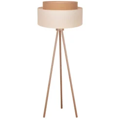 Gulvlamper|Gulvlamper ^ Duolla Gulvlampe Boho, trebenet ecru/jute Højde 145 cm