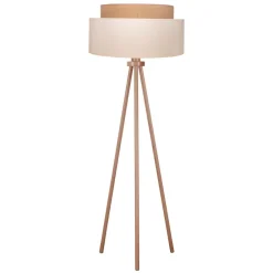 Gulvlamper|Gulvlamper ^ Duolla Gulvlampe Boho, trebenet ecru/jute Højde 145 cm