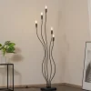 Opviq Gulvlamper|Gulvlamper > Gulvlampe Bonibon 13231 sort metal højde 155 cm 5 lyskilder