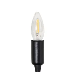Opviq Gulvlamper|Gulvlamper > Gulvlampe Bonibon 13231 sort metal højde 155 cm 5 lyskilder