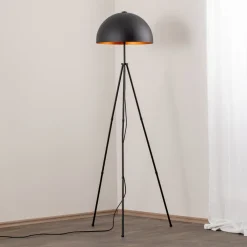 Gulvlamper|Gulvlamper ^ Opviq Gulvlampe Can-NT-113-1, sort metal treben, højde 170 cm