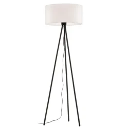 Gulvlamper|Gulvlamper ^ BRITOP Gulvlampe Corralee i sort og hvid