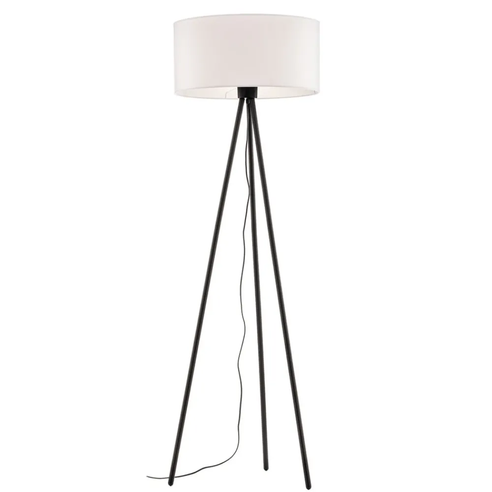 Gulvlamper|Gulvlamper ^ BRITOP Gulvlampe Corralee i sort og hvid