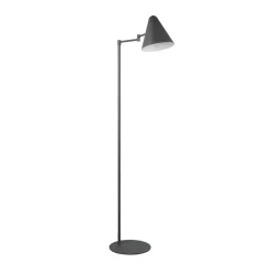 Trio Lighting Gulvlamper > Gulvlampe Cosima, antracit, højde 126 cm, metal