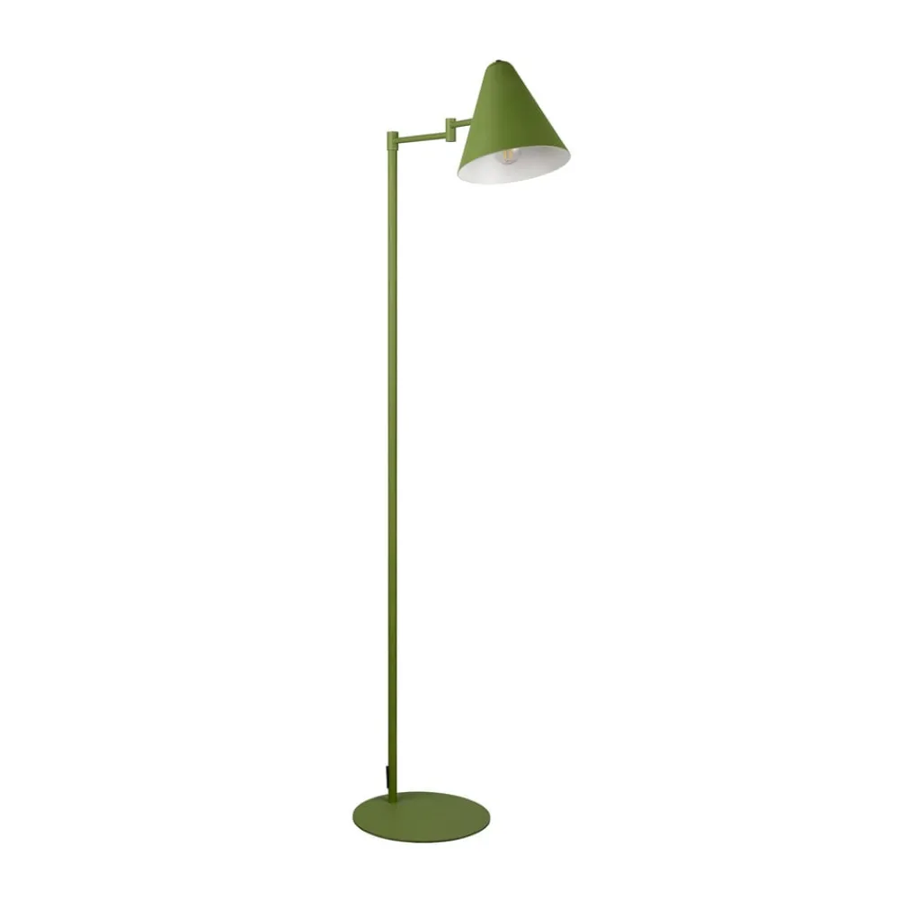 Trio Lighting Gulvlamper|Gulvlamper > Gulvlampe Cosima, grøn, højde 126 cm, metal