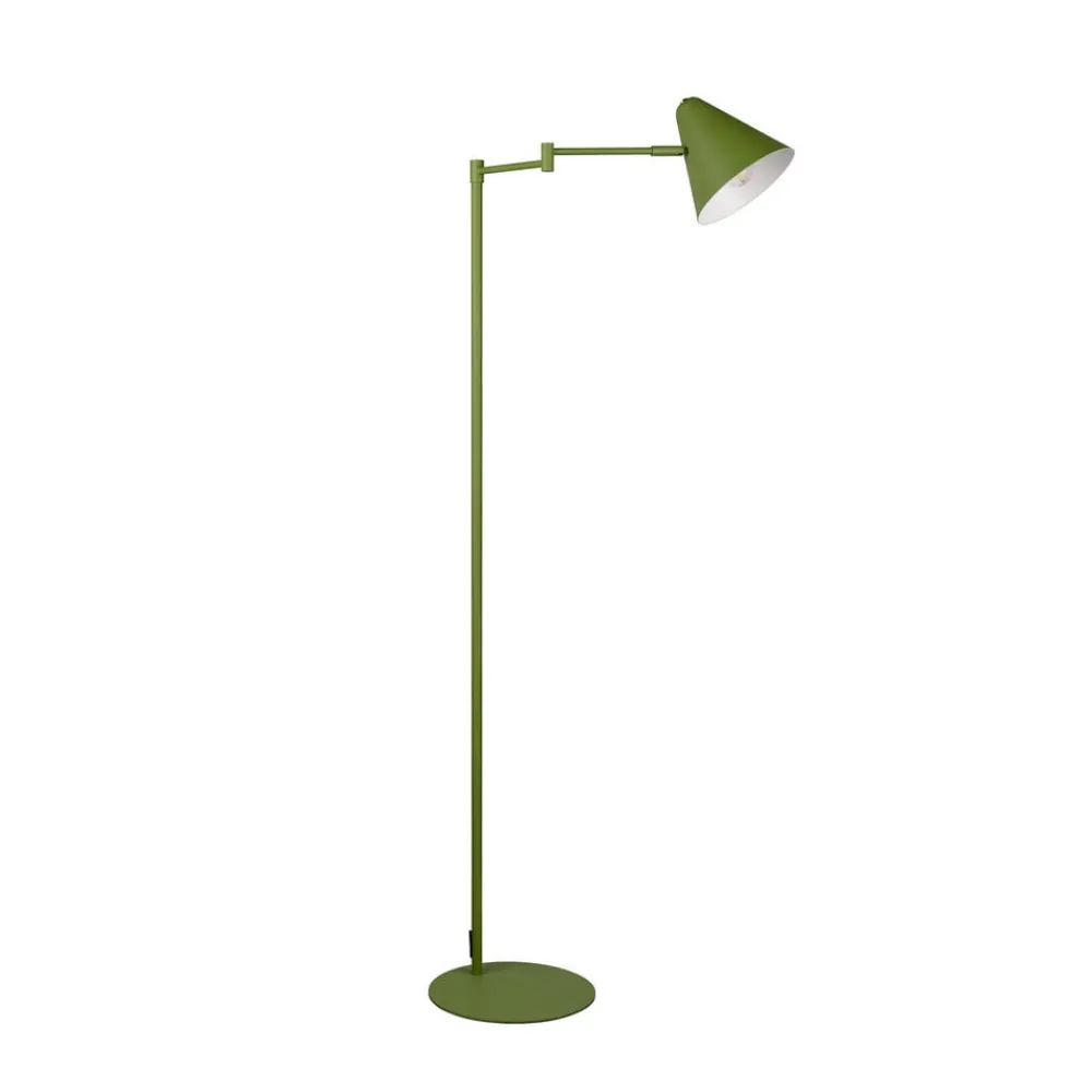 Trio Lighting Gulvlamper|Gulvlamper > Gulvlampe Cosima, grøn, højde 126 cm, metal