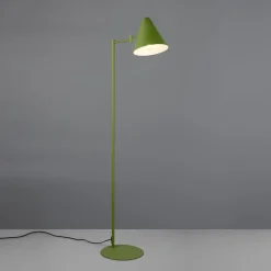 Trio Lighting Gulvlamper|Gulvlamper > Gulvlampe Cosima, grøn, højde 126 cm, metal