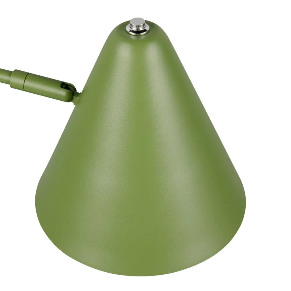 Trio Lighting Gulvlamper|Gulvlamper > Gulvlampe Cosima, grøn, højde 126 cm, metal