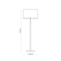 Gulvlamper|Gulvlamper ^ TK Lighting Gulvlampe Deva Nature, tekstil, træ