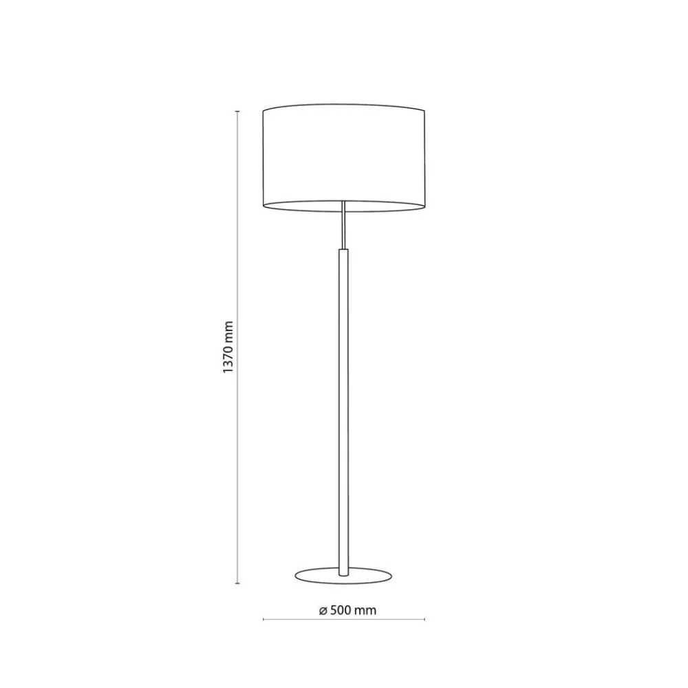 Gulvlamper|Gulvlamper ^ TK Lighting Gulvlampe Deva Nature, tekstil, træ