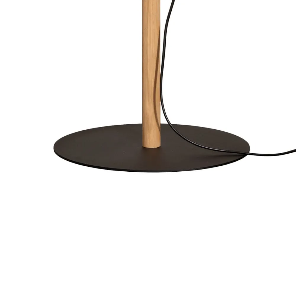 Gulvlamper|Gulvlamper ^ TK Lighting Gulvlampe Deva Nature, tekstil, træ