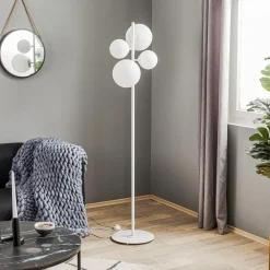 ALDEX Gang|Gulvlamper > Gulvlampe Dione, 4 lyskilder, hvid