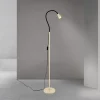 ORION Gulvlamper|Gulvlamper > Gulvlampe Dotty, khaki, højde 145 cm, fleksibel arm, GU10