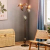 Gulvlamper|Gulvlamper ^ ONLI Gulvlampe Dubai i bladlook, 2 lyskilder, bronze