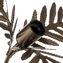 Gulvlamper|Gulvlamper ^ ONLI Gulvlampe Dubai i bladlook, 2 lyskilder, bronze