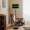 Duolla Gang|Gulvlamper > Gulvlampe Duo, grøn/guld, Ø 40 cm 1 lyskilde