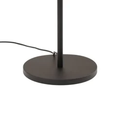 Gulvlamper ^ Opviq Gulvlampe Faze, sort, glas, højde 130 cm, 4 lyskilder, E27