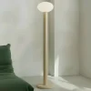 ALDEX Gulvlamper > Gulvlampe Flo, beige, højde 138 cm, 1 lyskilde, glas