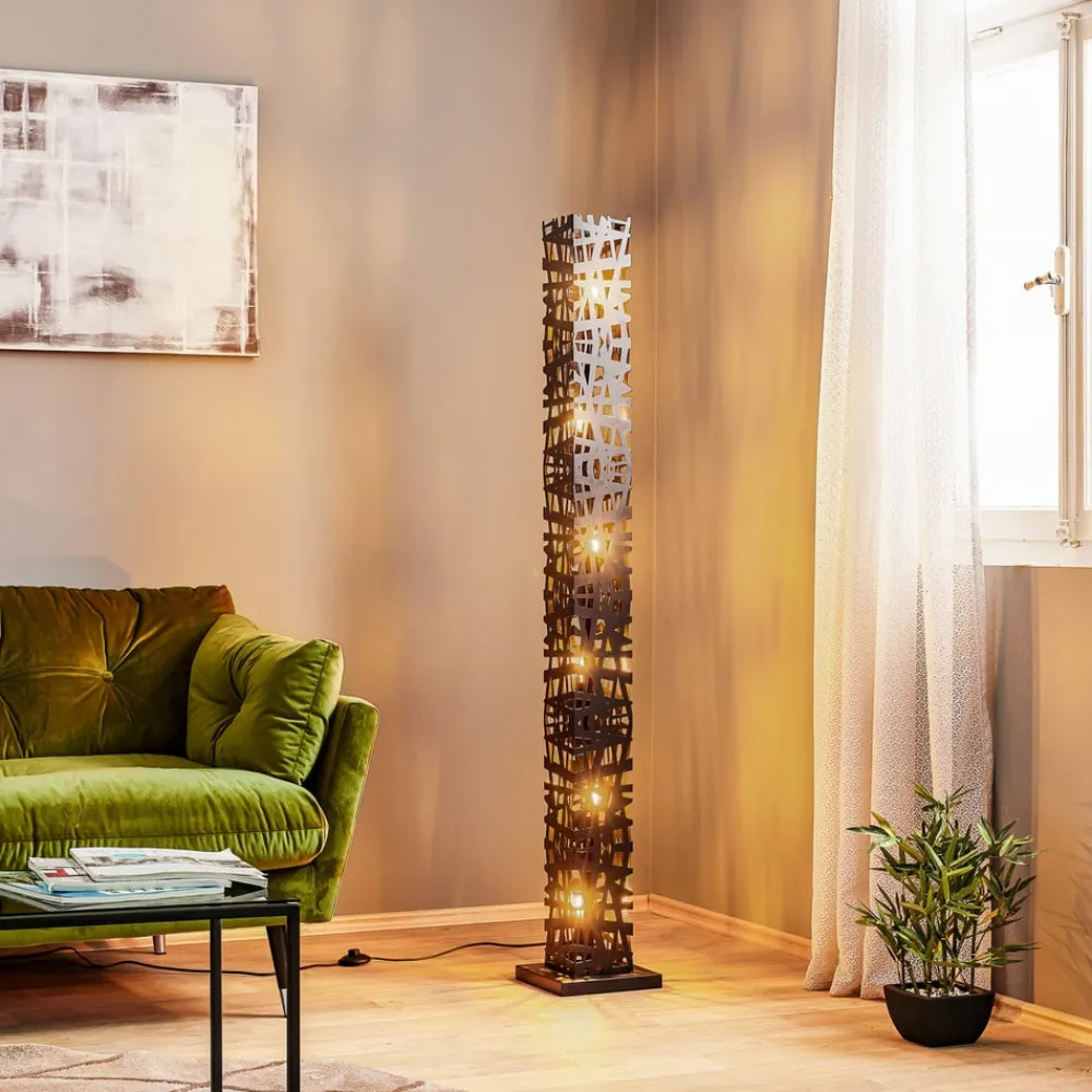 Gulvlamper|Gulvlamper ^ ONLI Gulvlampe Foresta i metal, højde 153 cm