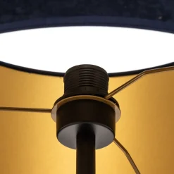 Gulvlamper|Gulvlamper ^ Duolla Gulvlampe Golden Roller mørkeblå/guld