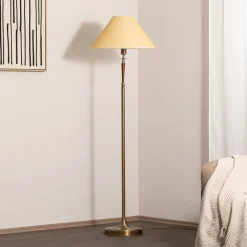 Avonni Gulvlamper > Gulvlampe HLM-9009-1E med tekstilskærm
