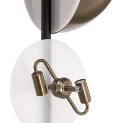 Gang|Gulvlamper ^ Avonni Gulvlampe LM-9113-2BSY, sort, metal, 180 cm høj, E14