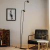 Gulvlamper|Gulvlamper ^ Nowodvorski Lighting Gulvlampe Mono II, 2 lyskilder, sort/guld